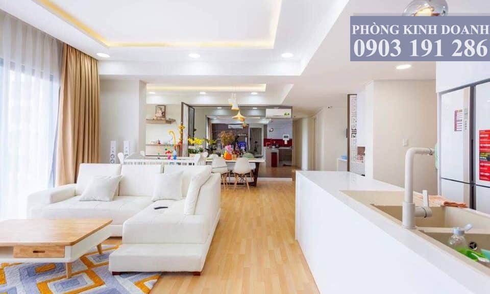Masteri Thảo Điền 4 phòng ngủ cho thuê lầu 12A T1 nội thất đầy đủ view sông