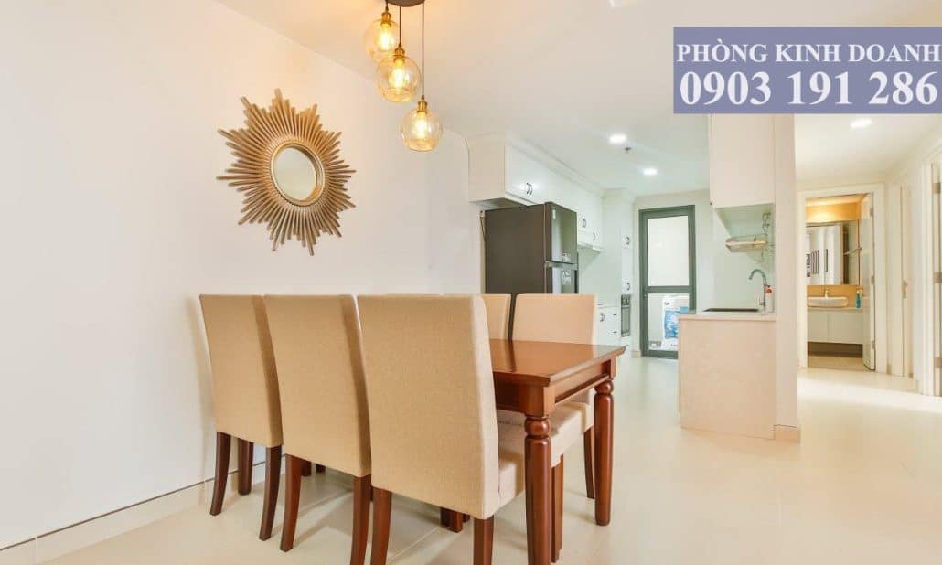 Cho thuê Masteri Thảo Điền T5 căn 3 phòng ngủ décor đẹp lầu 16 $1200