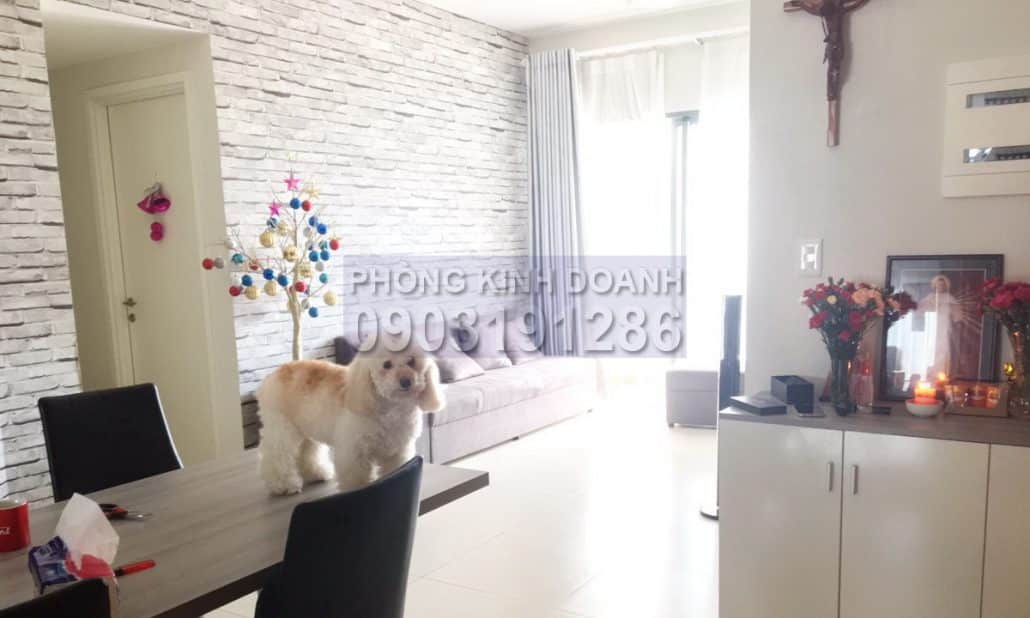 Masteri Thảo Điền cho thuê 2 phòng ngủ view hồ bơi lầu 10 T5 đủ nội thất