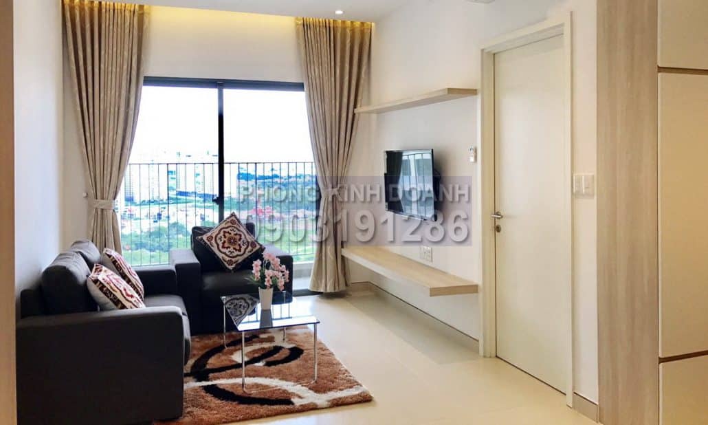 Masteri Thảo Điền cho thuê 2 phòng ngủ view mát lầu 23 block T5 nhà đẹp