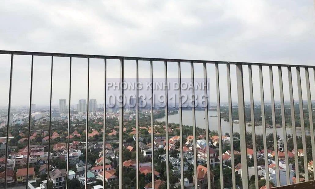 Masteri Thảo Điền cho thuê view sông 2 phòng ngủ lầu cao toà T3 nội thất đẹp
