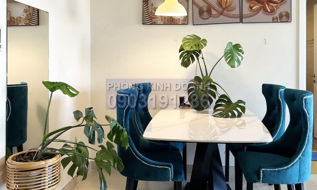 Masteri Thảo Điền cho thuê view sông 2 phòng ngủ lầu cao toà T3 nội thất đẹp