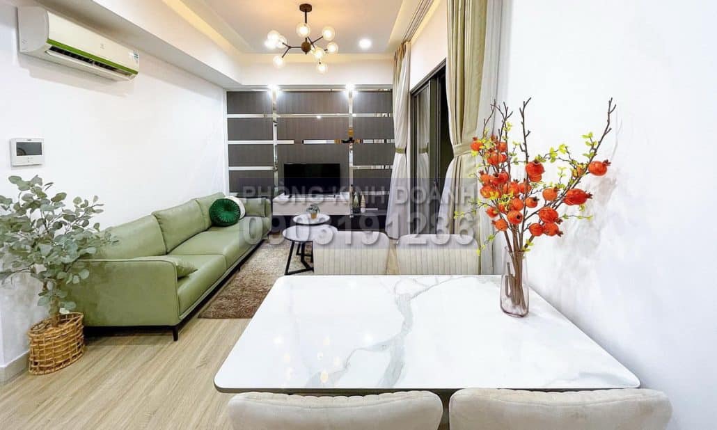 Masteri Thảo Điền cho thuê view sông 2 phòng ngủ lầu cao toà T3 nội thất xịn