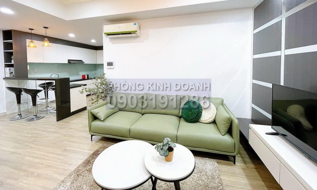 Masteri Thảo Điền cho thuê view sông 2 phòng ngủ lầu cao toà T3 nội thất xịn