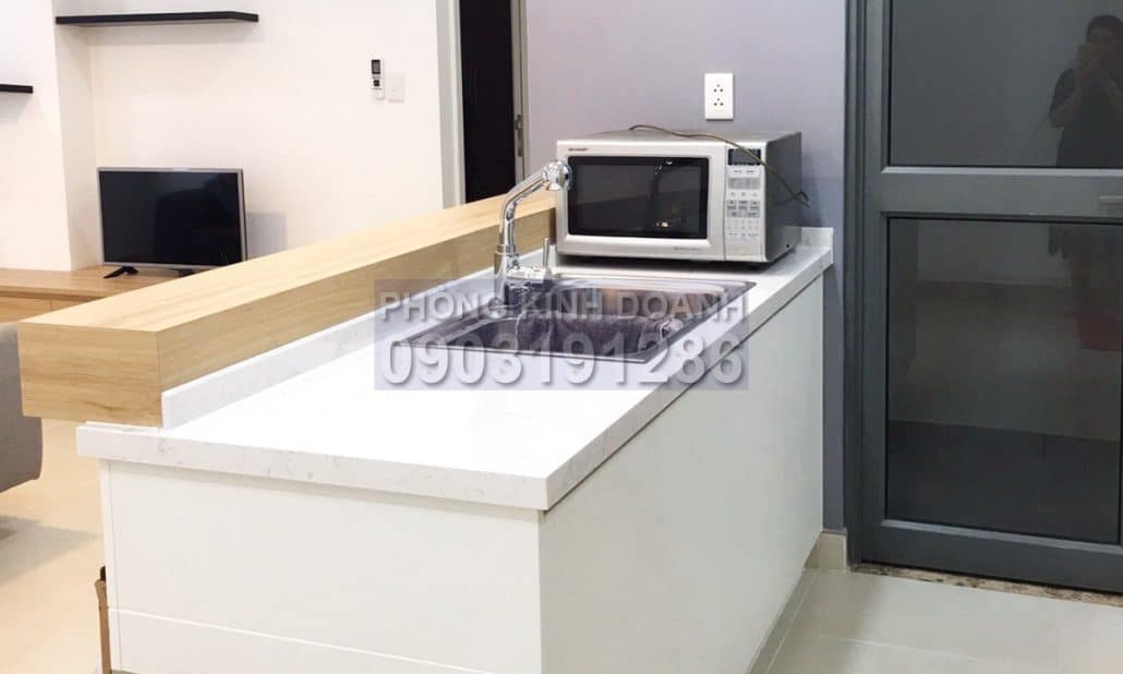 Căn hộ Masteri Thảo Điền cho thuê 2 phòng ngủ tầng cao toà T3 nội thất xịn