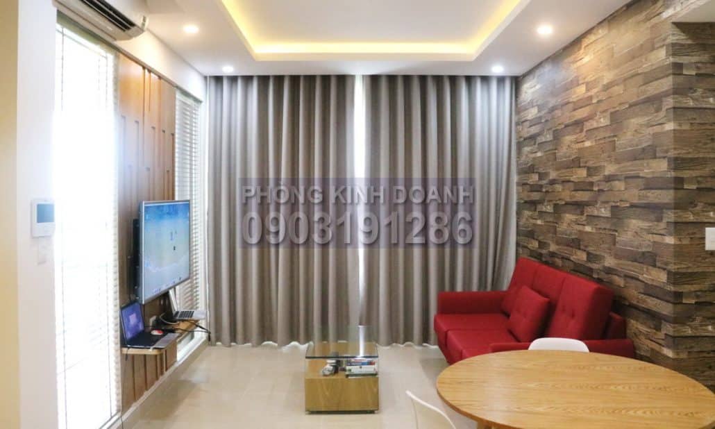 Cho thuê Masteri Thảo Điền view mát lầu cao block T4 full nội thất 1 phòng ngủ