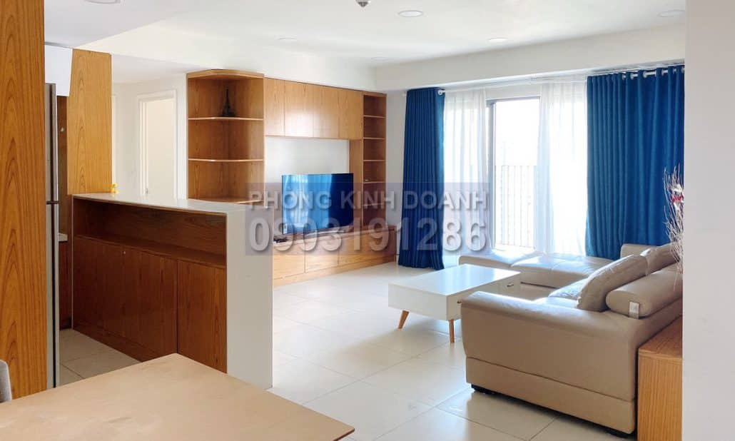 Masteri Thảo Điền cho thuê 3 phòng ngủ tầng cao block T5 nhà đẹp view sông