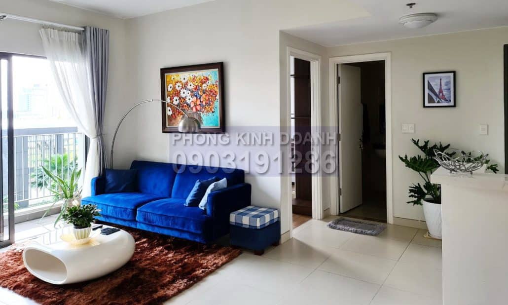 Masteri Thảo Điền cho thuê 2 phòng ngủ view hồ bơi block T5 nội thất đầy đủ