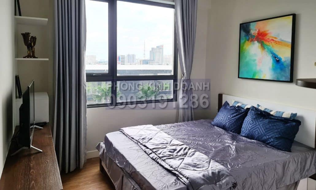 Masteri Thảo Điền cho thuê 2 phòng ngủ view hồ bơi block T5 nội thất đầy đủ