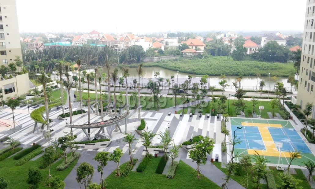 Masteri Thảo Điền cho thuê căn hộ toà T5 đủ nội thất view mát 2 phòng ngủ
