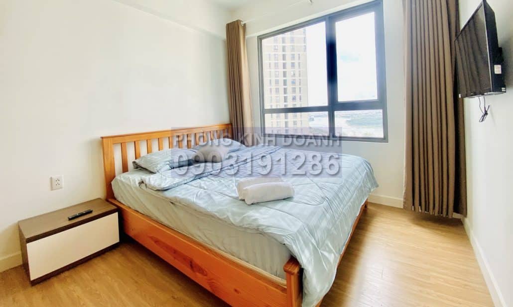 Masteri Thảo Điền cho thuê tầng cao tháp T5 có nội thất view sông 2 phòng ngủ