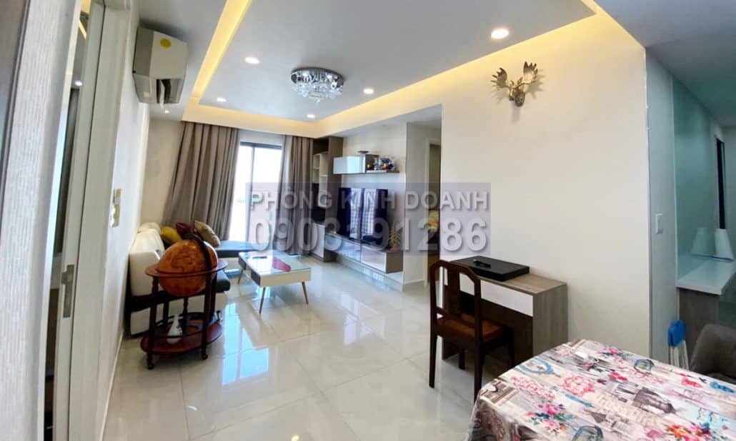 Căn hộ Masteri Thảo Điền cho thuê 2 phòng ngủ tầng cao block T5 đủ nội thất