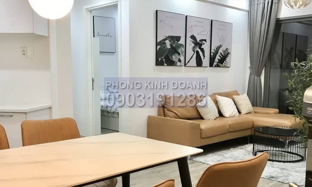 Masteri Thảo Điền cho thuê 2 phòng ngủ view mát lầu cao tháp T5 đủ nội thất