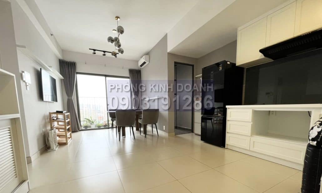 Cho thuê Masteri Thảo Điền 1 phòng ngủ view thoáng lầu cao T5 nội thất full