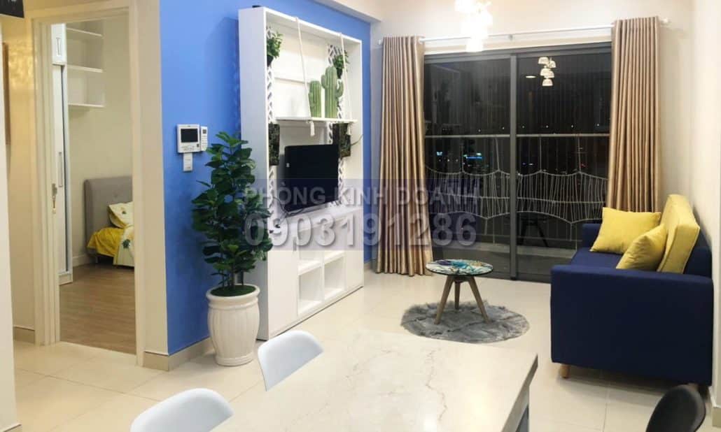 Cho thuê Masteri Thảo Điền 1 phòng ngủ view mát lầu cao toà T5 full nội thất