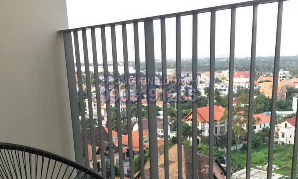 Cho thuê Masteri Thảo Điền tầng cao T2 nội thất đủ 2 phòng ngủ view sông