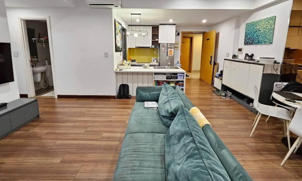 Cho thuê căn hộ Masteri Thảo Điền 2 phòng ngủ layout rộng nội thất đẹp