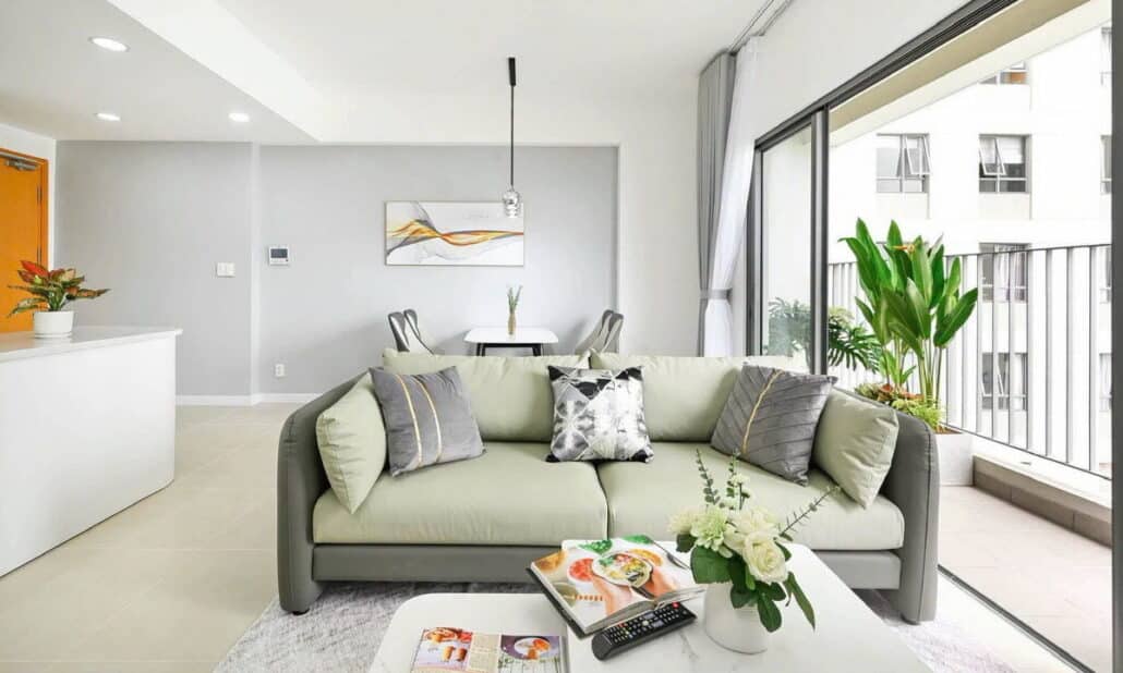 Cho thuê căn hộ Masteri Thảo Điền 2 phòng ngủ layout rộng nội thất cao cấp