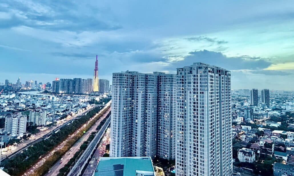Cho thuê căn hộ Masteri Thảo Điền 2 phòng ngủ nội thất đẹp lầu cao thoáng