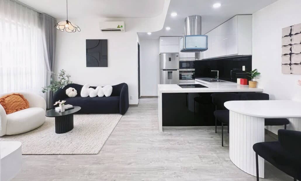Cho thuê căn hộ Masteri Thảo Điền 2 phòng ngủ nội thất cao cấp tầng cao