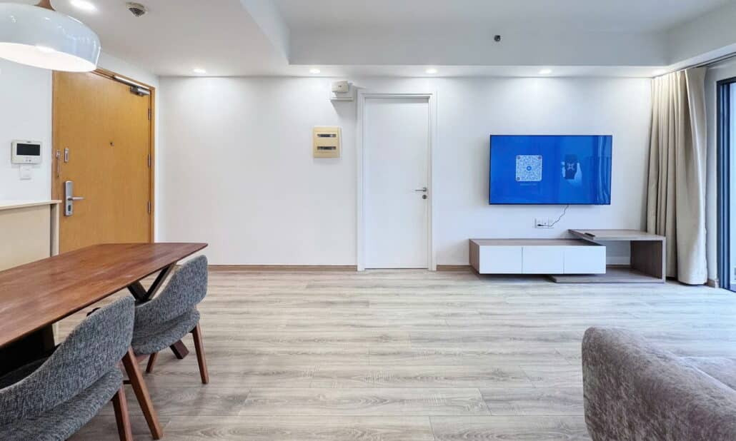 Cho thuê căn hộ Masteri Thảo Điền 2 phòng ngủ nhà đẹp lầu cao view sông