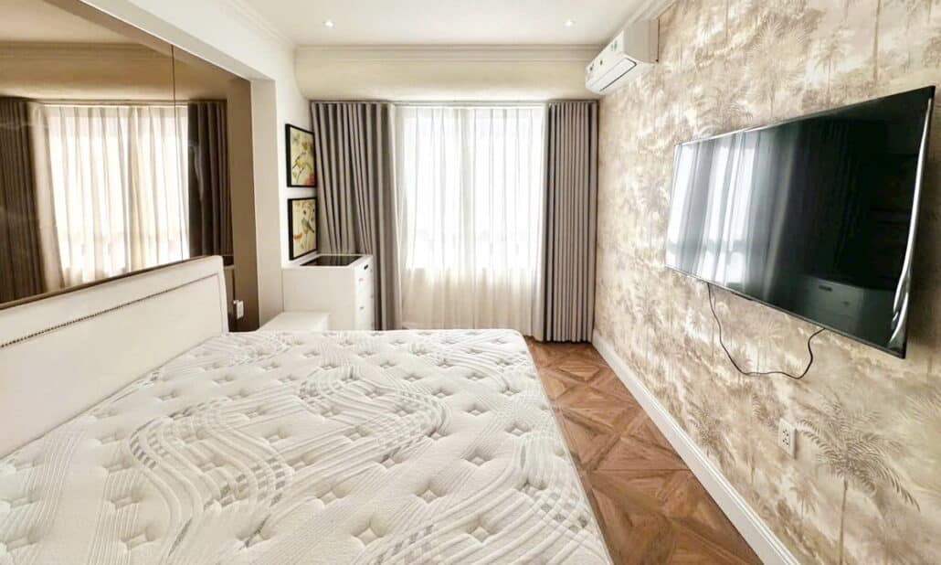 Cho thuê căn hộ Masteri Thảo Điền 3 phòng ngủ view sông lầu cao nhà đẹp