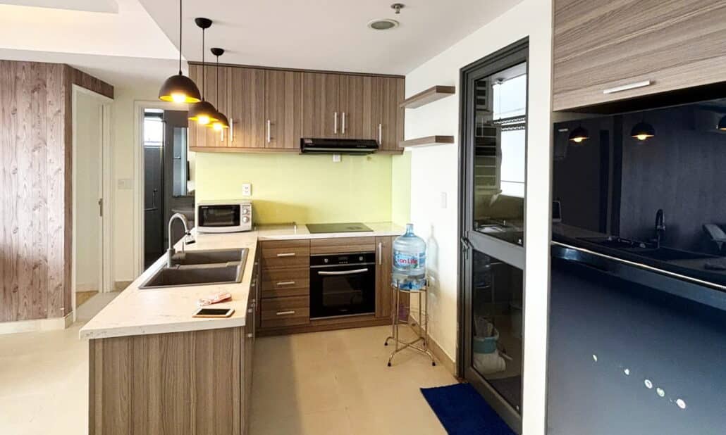 Cho thuê căn hộ Masteri Thảo Điền 3 phòng ngủ T4 view sông lầu cao nhà đẹp