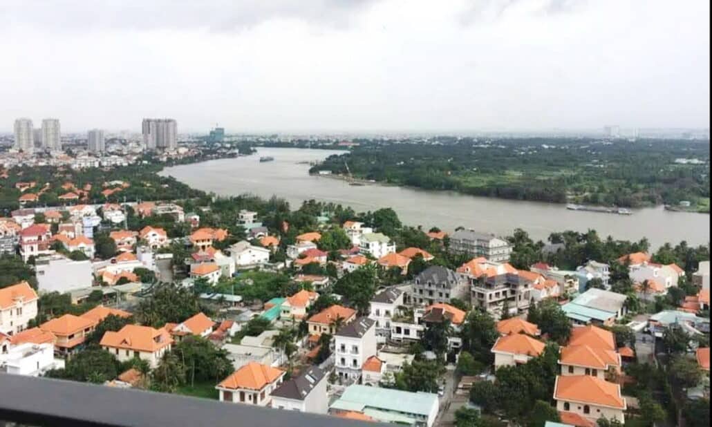 Cho thuê căn hộ T4 Masteri Thảo Điền 3 phòng ngủ view sông lầu cao nhà đẹp