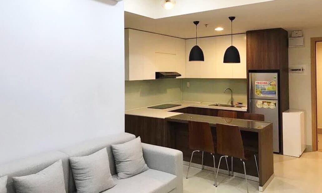 Cho thuê căn hộ Masteri Thảo Điền 1 phòng ngủ nội thất đầy đủ view mát