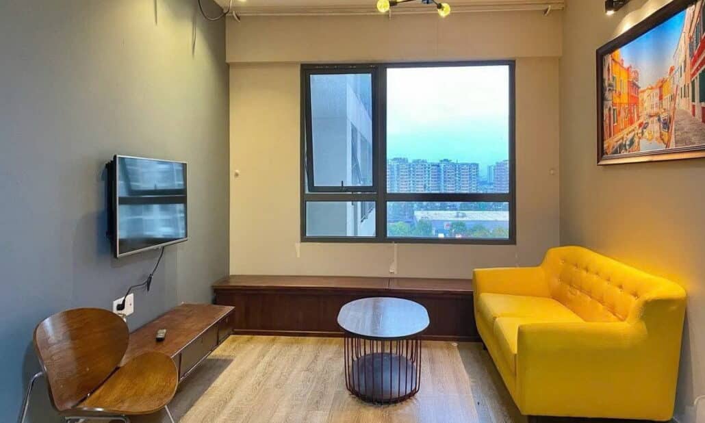 Cho thuê căn Masteri Thảo Điền 1 phòng ngủ nhà đẹp tầng cao view thoáng